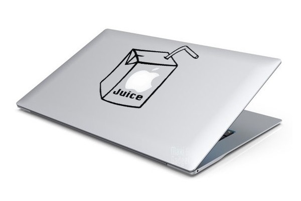 Sticker MacBook Jus de Pomme