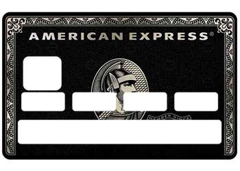 Stickers "American Black" carte bancaire