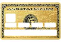 Stickers "American Gold" carte bancaire