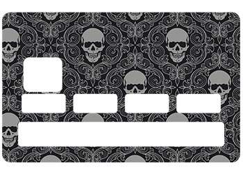 Stickers Skull Black pour CB