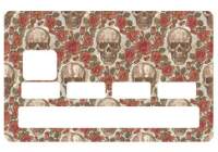 Stickers Skull Rose pour CB