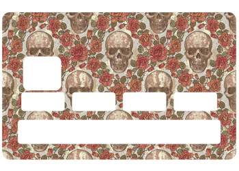 Stickers Skull Rose pour CB