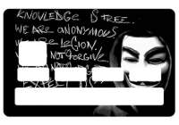 Autocollant "Anonymous Legion" pour CB