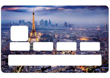 Sticker Paris carte bleue