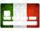 Sticker Drapeau Italie pour CB