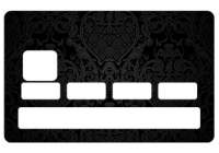 Autocollant Dark pour carte bancaire
