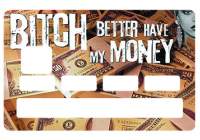 Sticker Rihanna pour carte bancaire