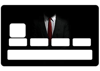 Sticker CB Suit & Tie pour carte bancaire