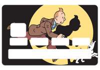 Sticker Tintin pour carte bancaire