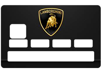 Sticker CB Lamborghini pour carte bancaire