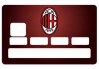 Sticker CB AC Milan pour carte bancaire