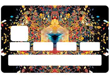 Sticker CB Mandala pour carte bleue Sticker CB Mandala pour carte bleue