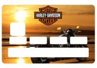 Autocollant CB Harley pour carte bleue