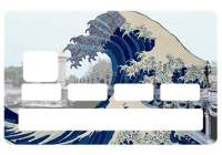 Sticker CB Hokusai Paris pour carte bancaire