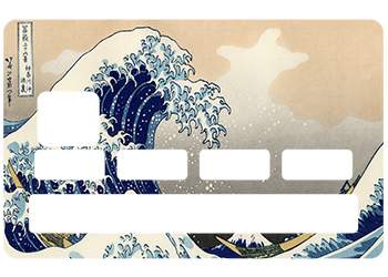 Sticker CB Hokusai pour carte bancaire