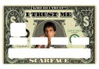 Sticker CB Scarface pour carte bancaire