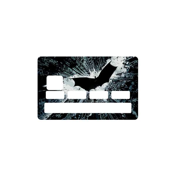 Autocollant carte bancaire Batman