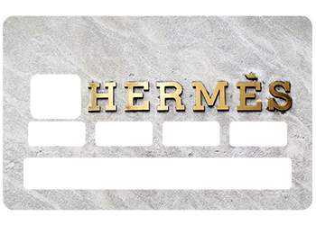 Sticker CB Hermes pour carte bancaire