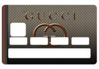 Autocollant Gucci pour carte bleue