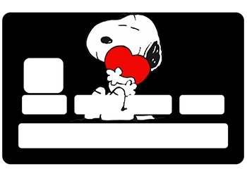 Stickers CB Snoopy pour carte bancaire Stickers CB Snoopy pour carte bancaire