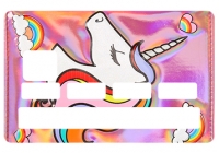 Sticker Licorne pour carte bancaire