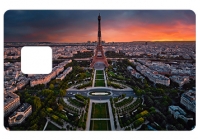 Sticker CB Paris pour carte bancaire