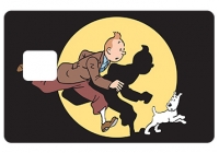 Sticker CB Tintin pour carte bancaire