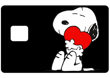 Sticker CB Snoopy avec d&eacute;coupe pour la PUCE UNIQUEMENT