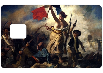 Sticker CB Marianne avec découpe pour la PUCE UNIQUEMENT