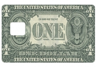 Sticker CB Dollars pour carte bancaire