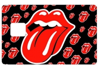 Sticker CB Rolling Stones avec découpe pour la PUCE UNIQUEMENT