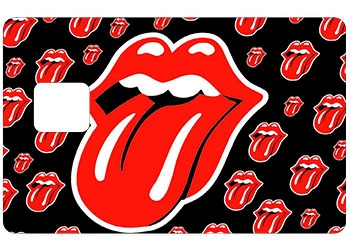 Sticker CB Rolling Stones avec découpe pour la PUCE UNIQUEMENT