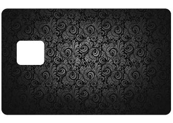 Sticker CB Baroque avec d&eacute;coupe pour la PUCE UNIQUEMENT