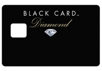 Sticker CB Black Card pour carte bancaire