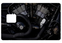 Sticker CB Moto pour carte bancaire