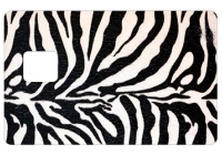 Sticker Zèbre pour carte bancaire