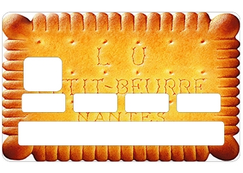 Sticker CB LU Petit Beurre pour carte bancaire