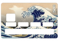 Sticker CB Hokusai Reverse pour carte bancaire