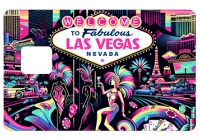 Sticker CB LAS VEGAS pour carte bancaire